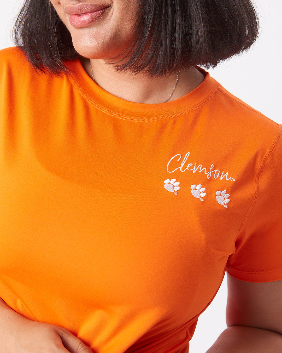 Clemson Tigers® Milky Silk™ Crop Tee